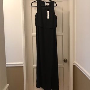 Lulu’s Long black dress by Olive+Oak
